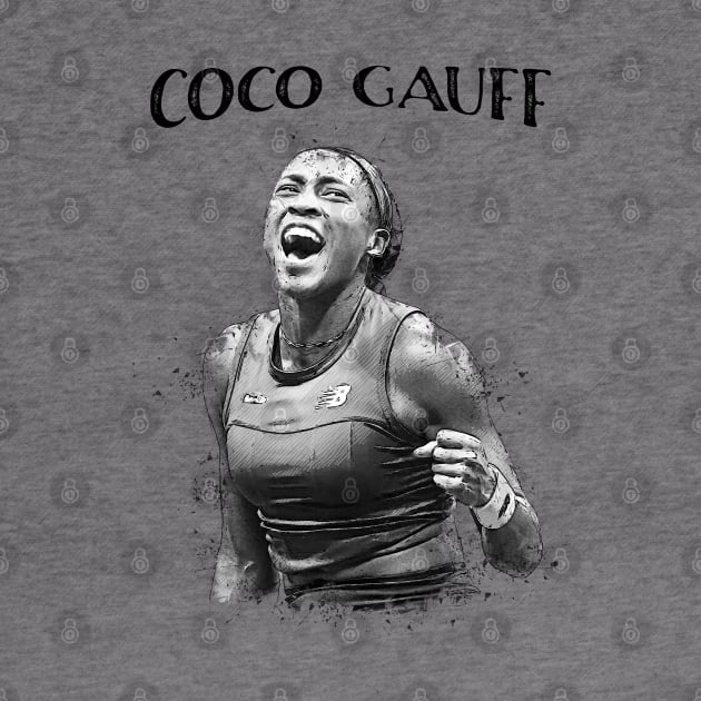 Coco Gauff by Yopi